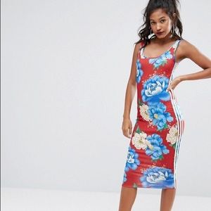 adidas Midi Flower Dress